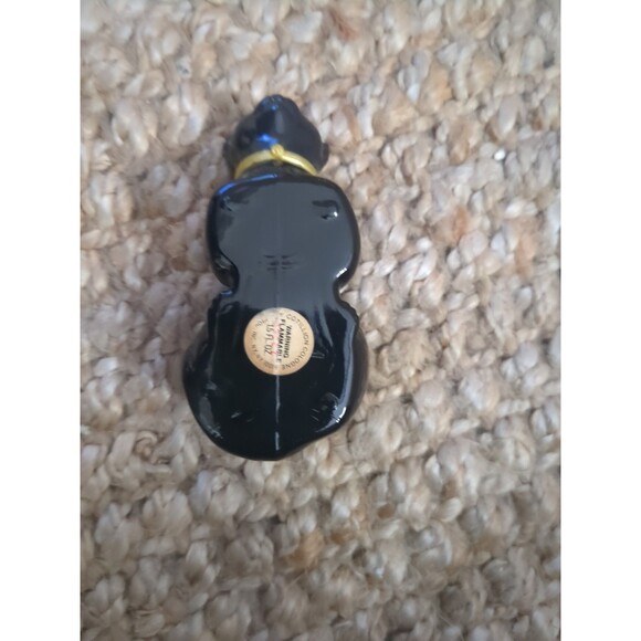 Vintage HERES MY HEART Black Cat Glass Avon Bottle Cotillion Cologne  FULL - Picture 6 of 7